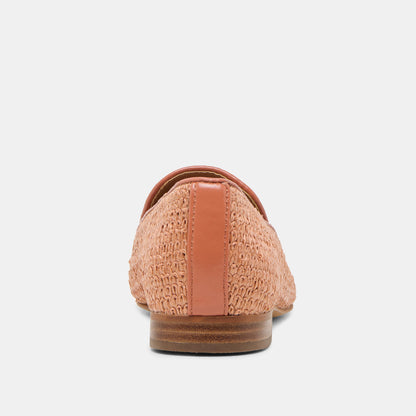 Baylen Maple Woven Raffia Flats | Dolce Vita
