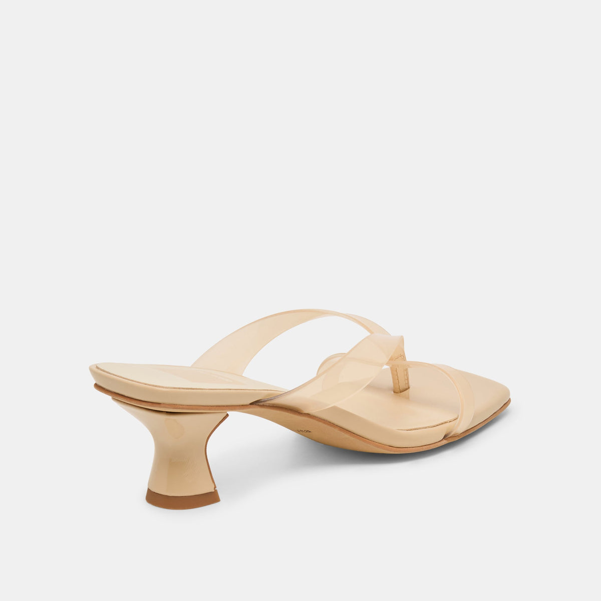 Brevel Vinyl Praline Jelly Heels | Dolce Vita