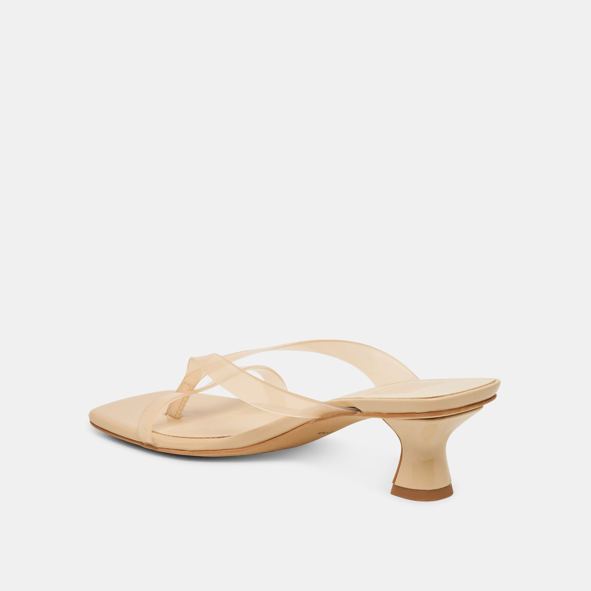 Brevel Vinyl Praline Jelly Heels | Dolce Vita