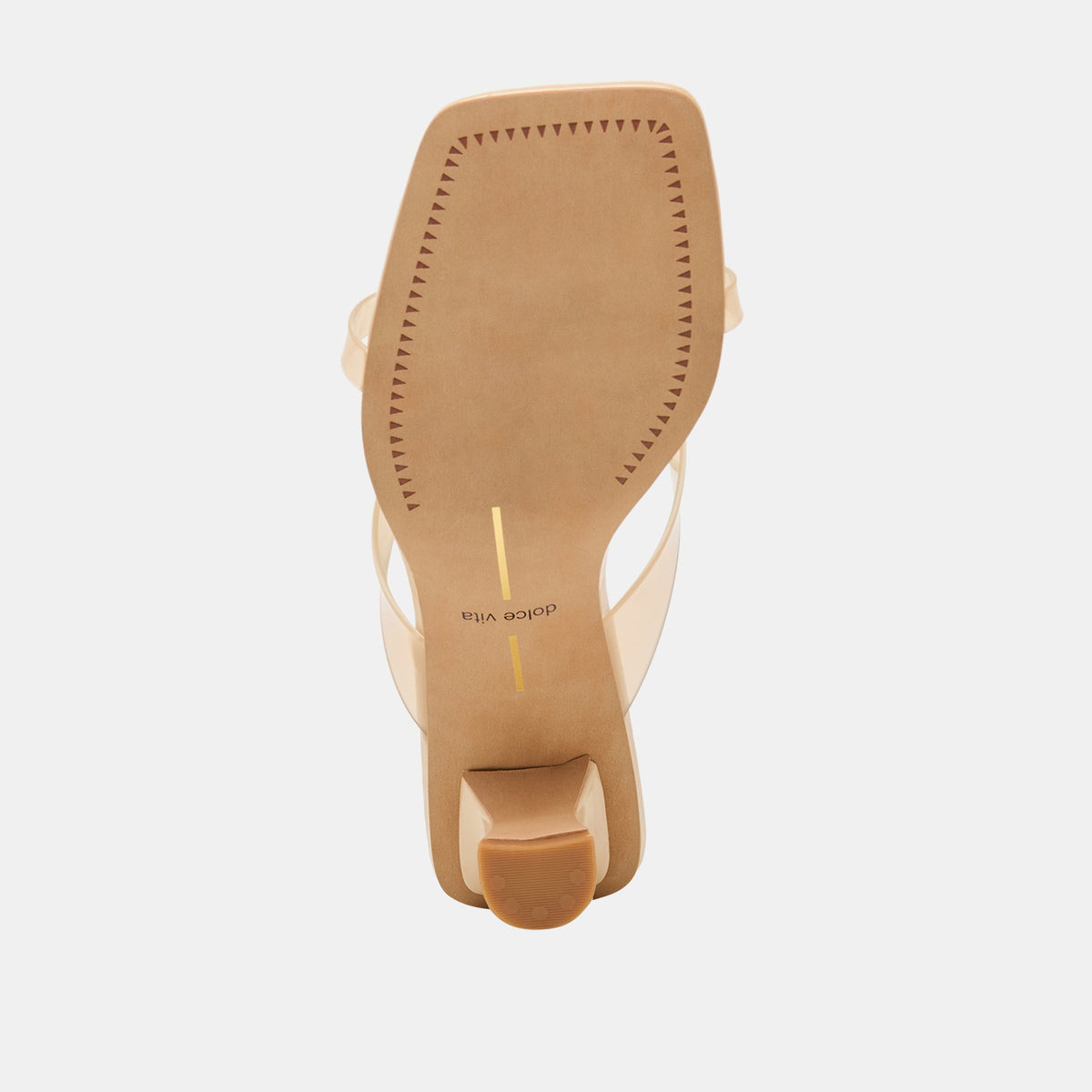 Brevel Vinyl Praline Jelly Heels | Dolce Vita