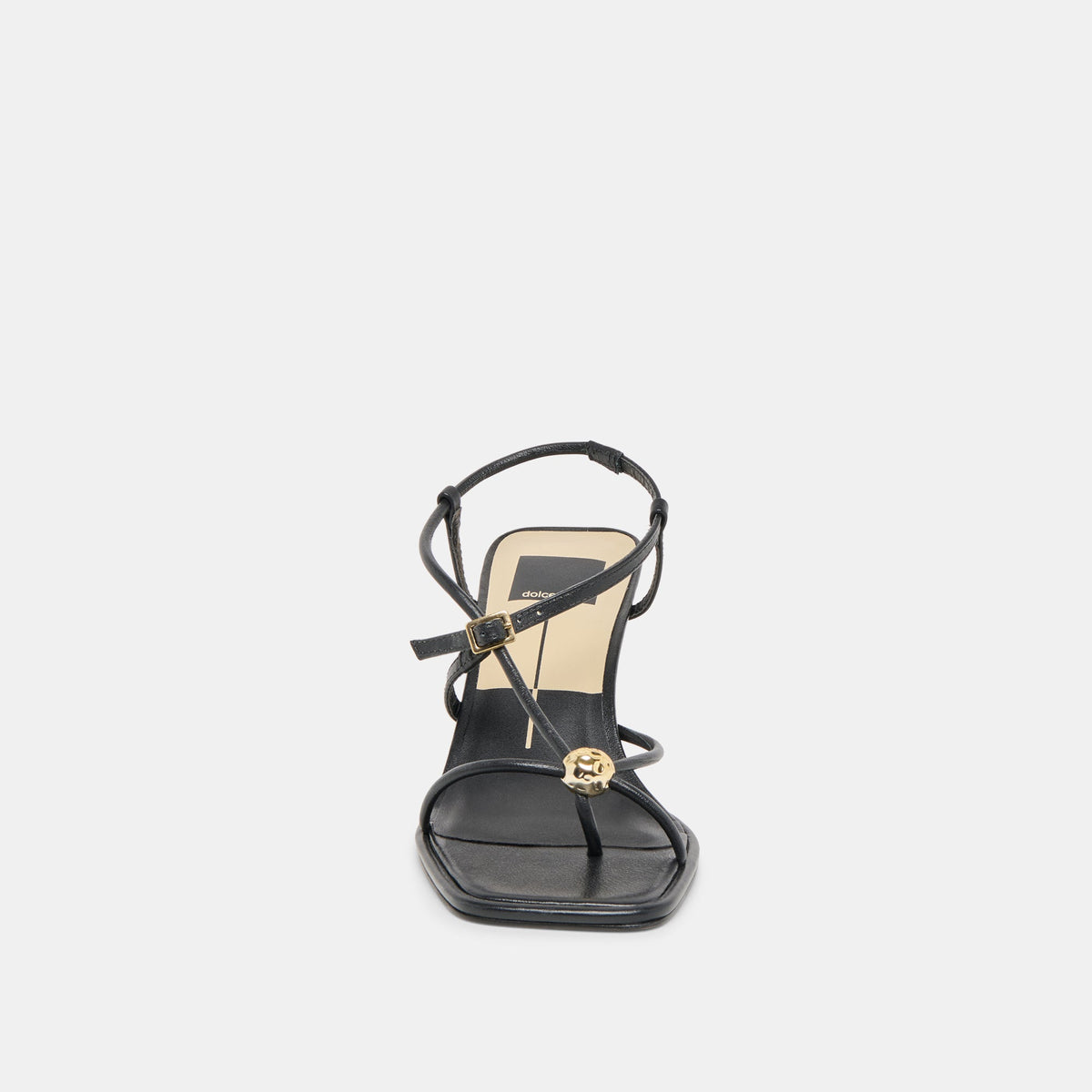 Mylee Black Leather Heels | Dolce Vita