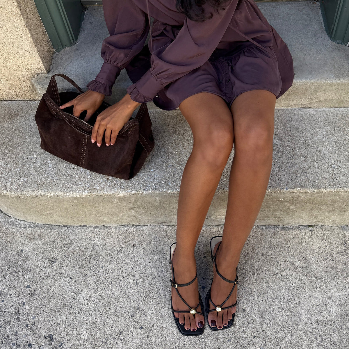 Mylee Black Leather Heels | Dolce Vita