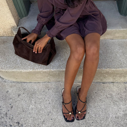 Mylee Black Leather Heels | Dolce Vita