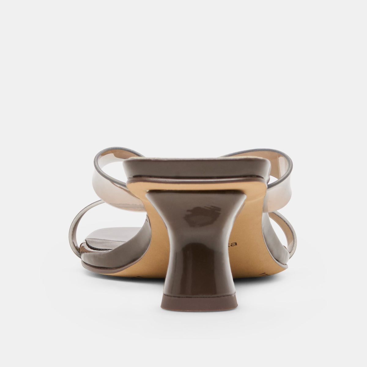 Brevel Vinyl Dk Brown Jelly Heels | Dolce Vita