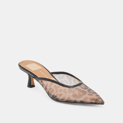 CLEO HEELS DK LEOPARD MESH | Dolce Vita