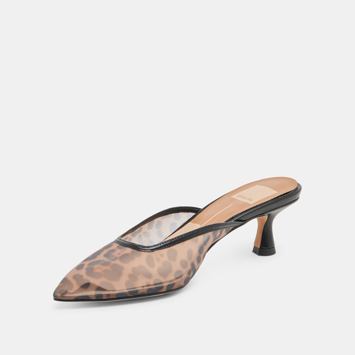 CLEO HEELS DK LEOPARD MESH | Dolce Vita