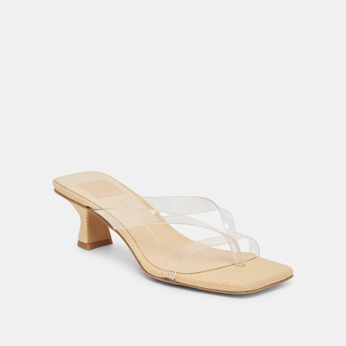 Brevel Vinyl Crystal Jelly Heels | Dolce Vita