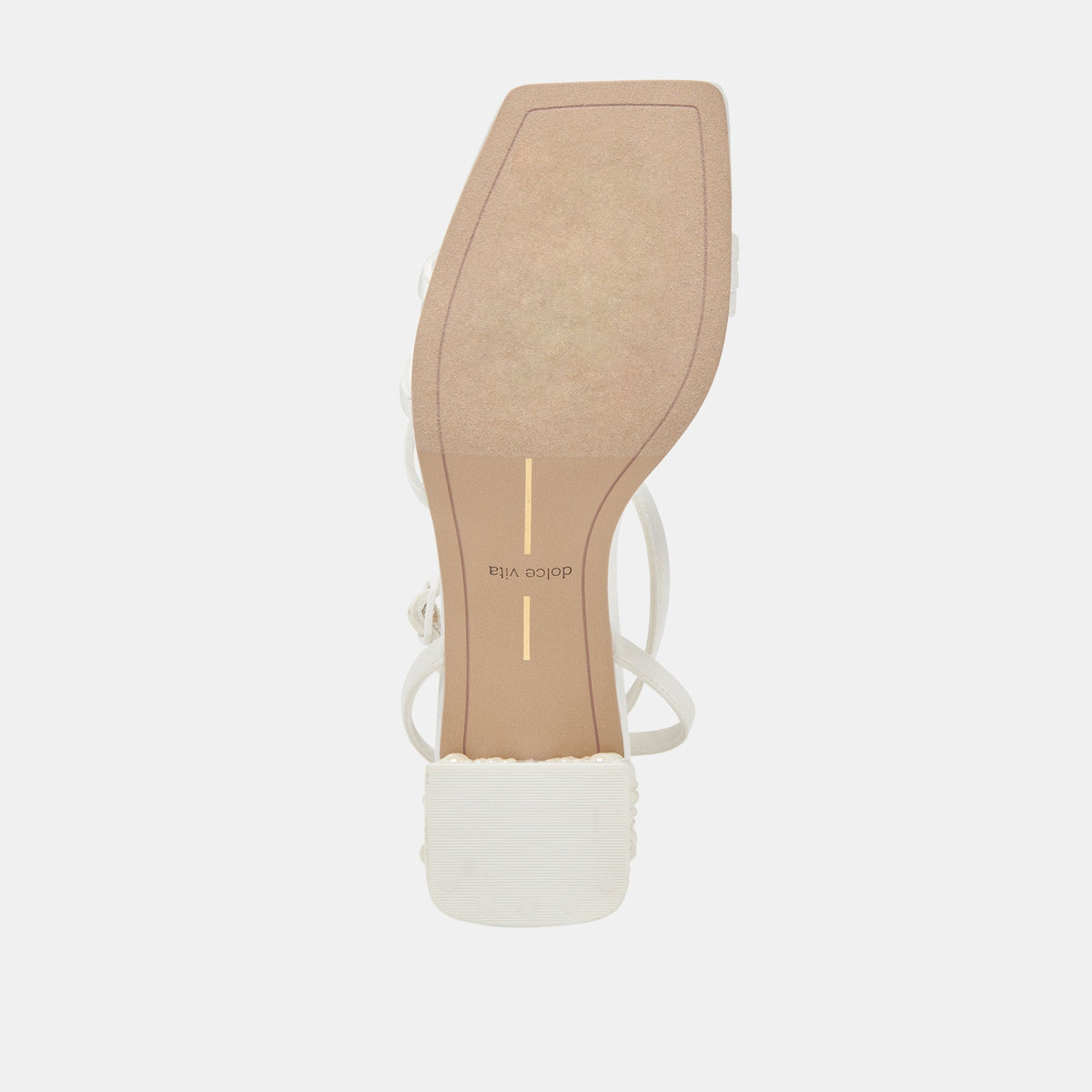 YSABEL PEARL HEELS TRUE WHITE SATIN | Dolce Vita