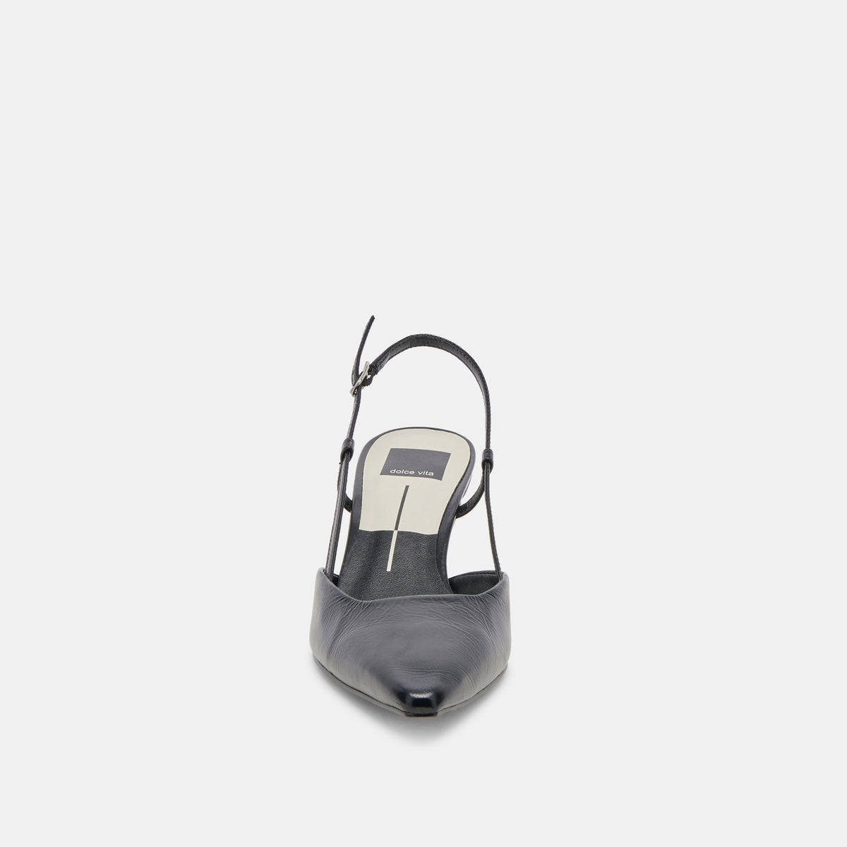 ODELA HEELS MIDNIGHT CRINKLE PATENT | Dolce Vita
