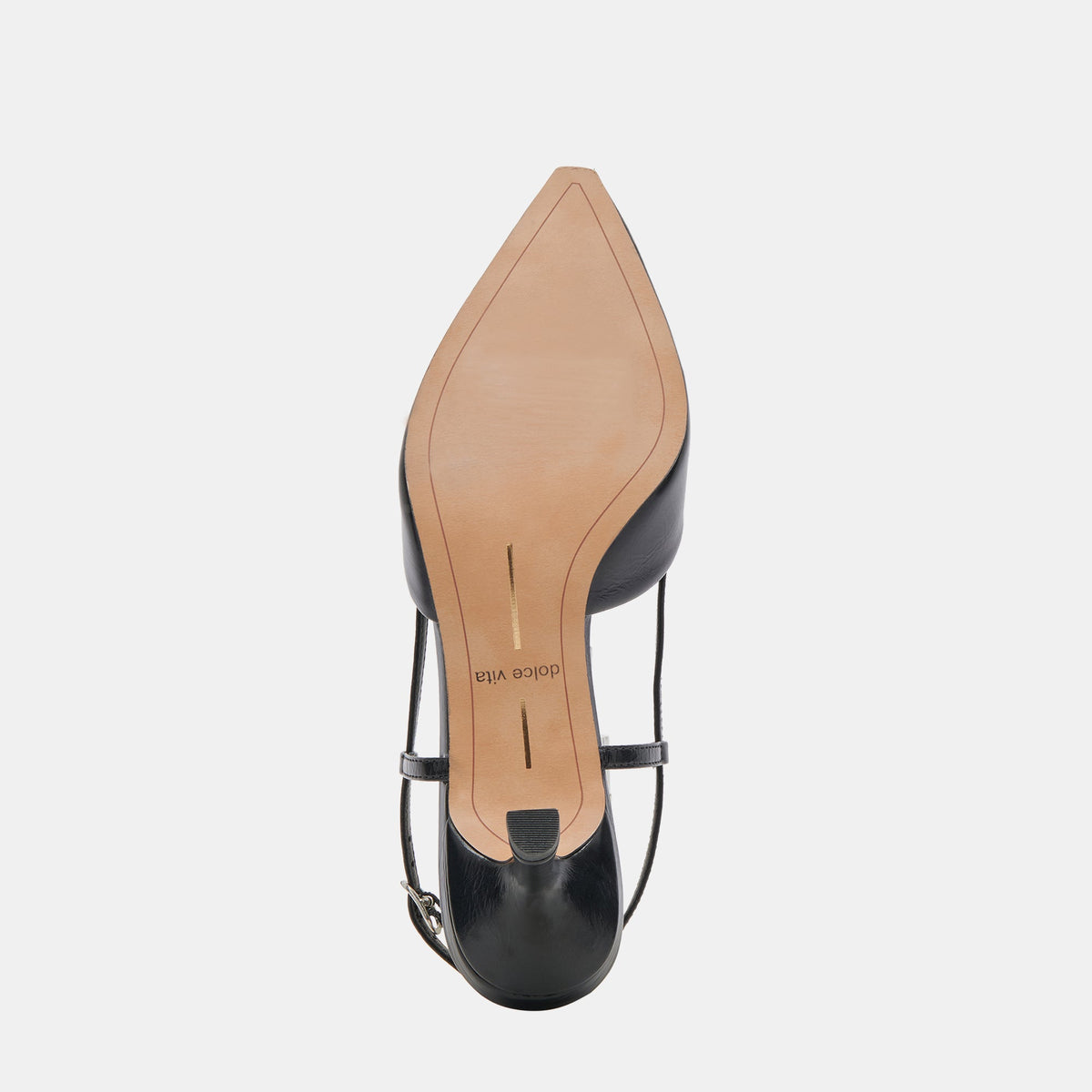 ODELA HEELS MIDNIGHT CRINKLE PATENT | Dolce Vita