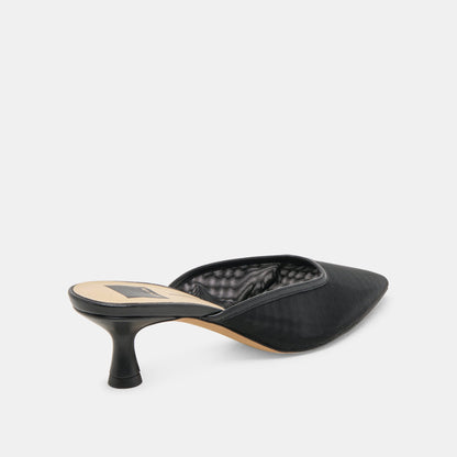 Cleo Onyx Mesh Heels | Dolce Vita