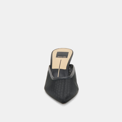Cleo Onyx Mesh Heels | Dolce Vita