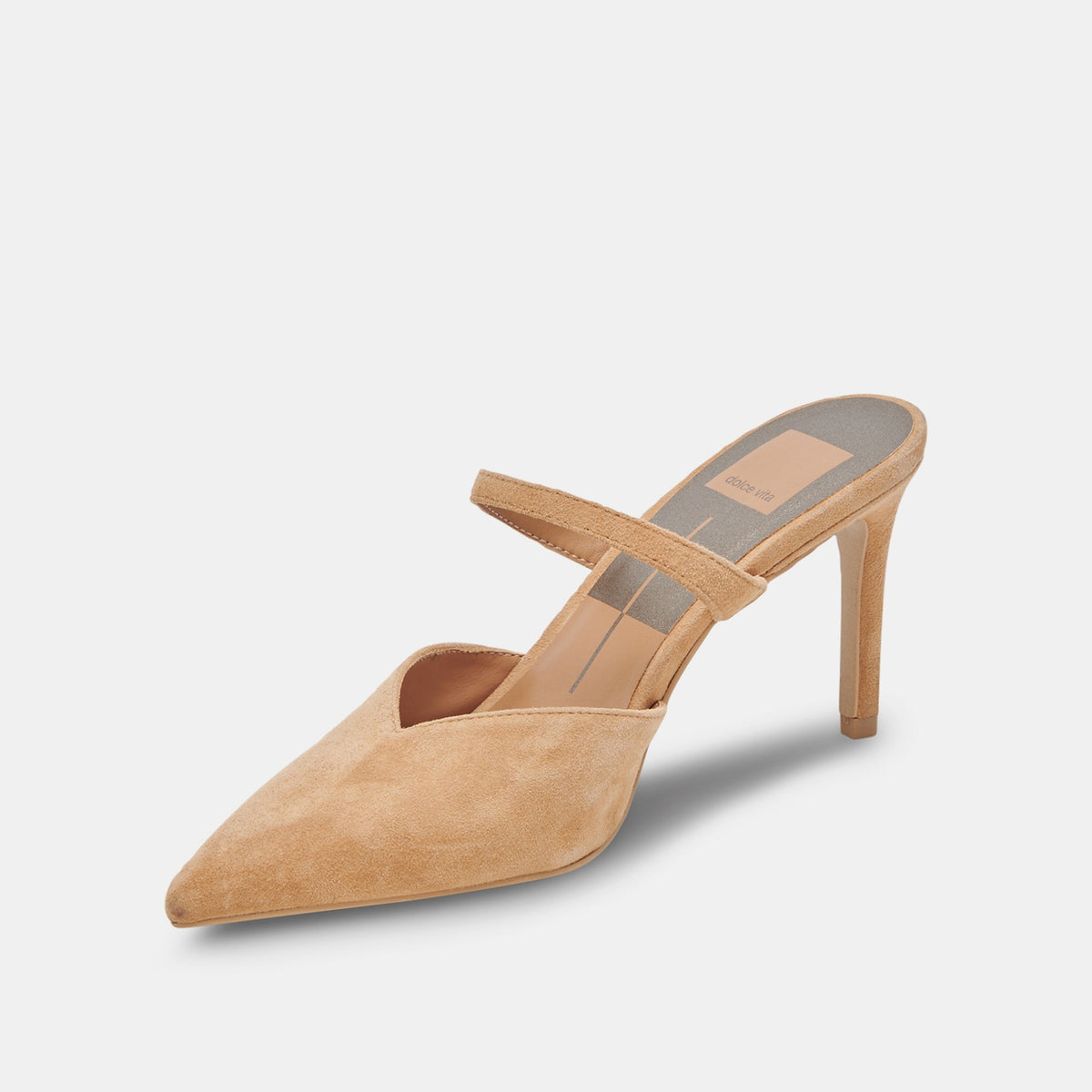 KANIKA HEELS TAN SUEDE | Dolce Vita
