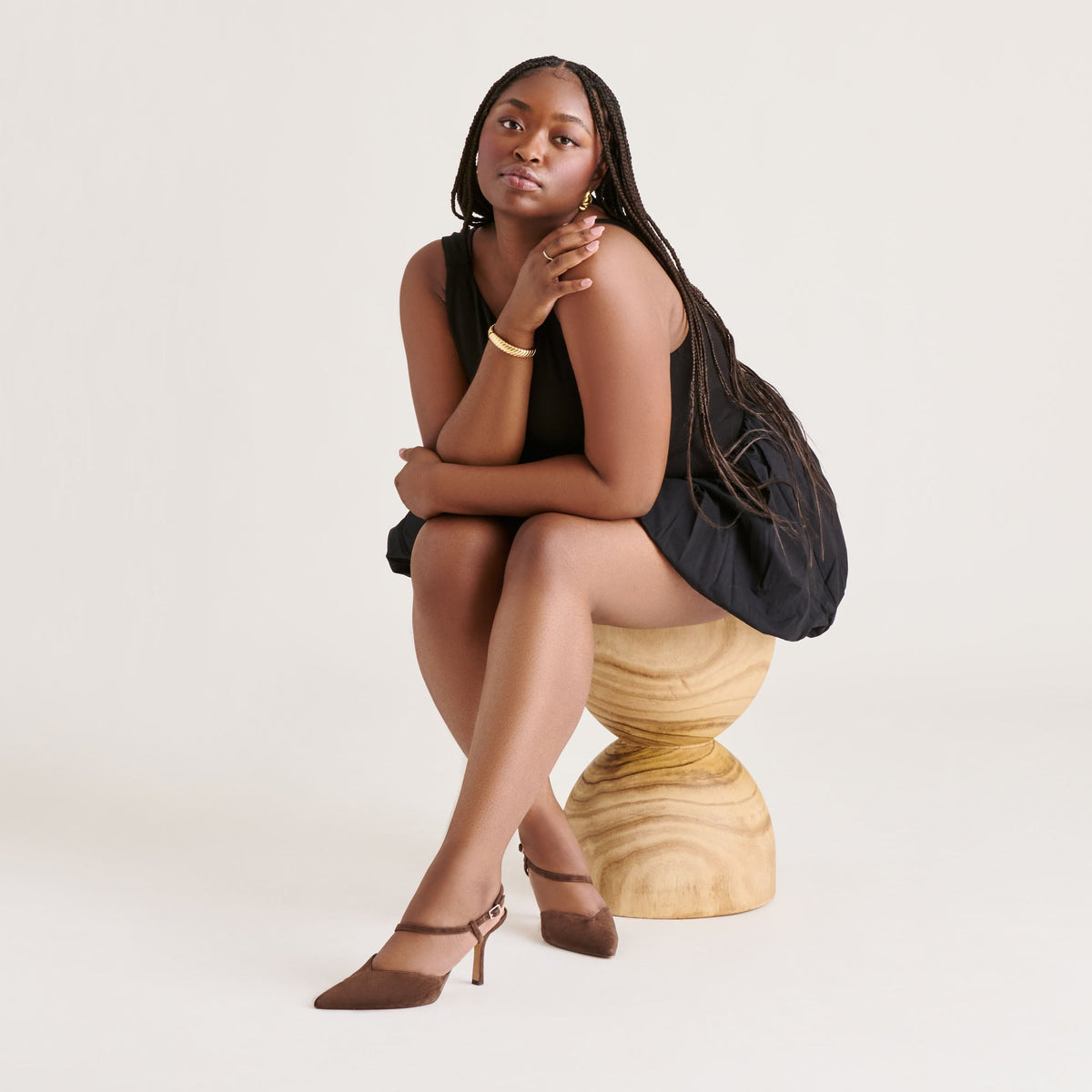 Kamra Dk Brown Suede Heels | Dolce Vita