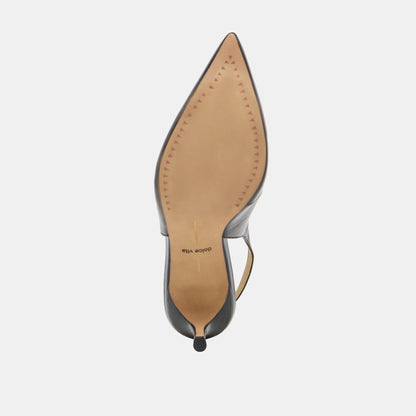ELASI HEELS BLACK LEATHER | Dolce Vita