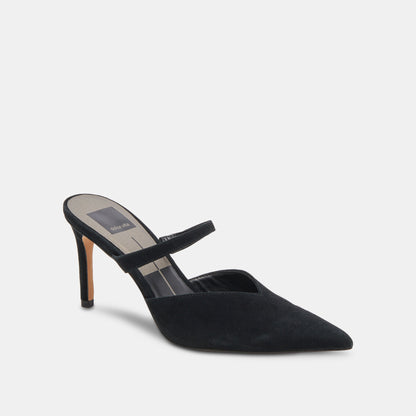 KANIKA HEELS ONYX SUEDE | Dolce Vita