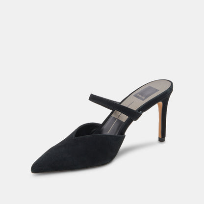 KANIKA HEELS ONYX SUEDE | Dolce Vita