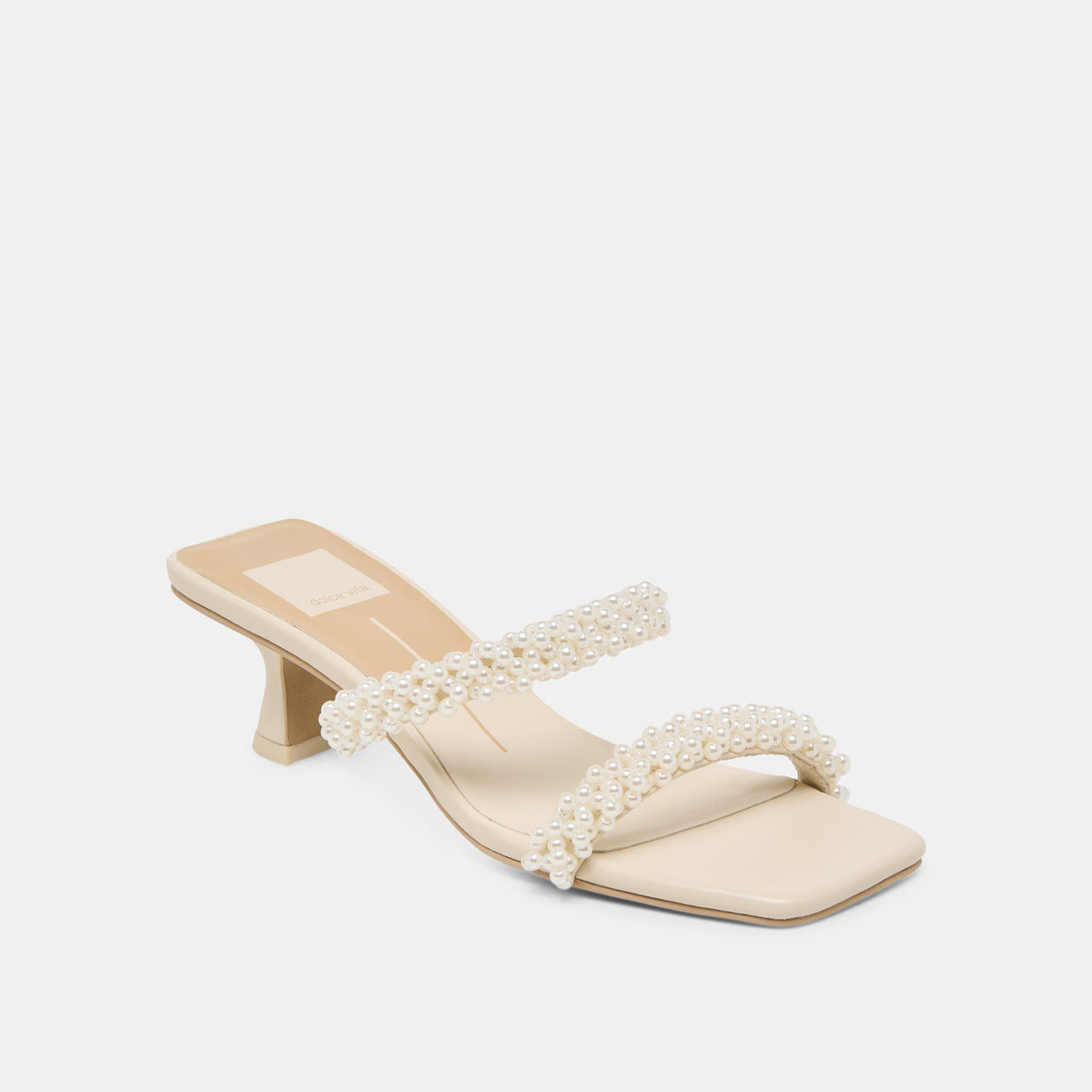 BONI PEARL HEELS VANILLA STELLA | Dolce Vita