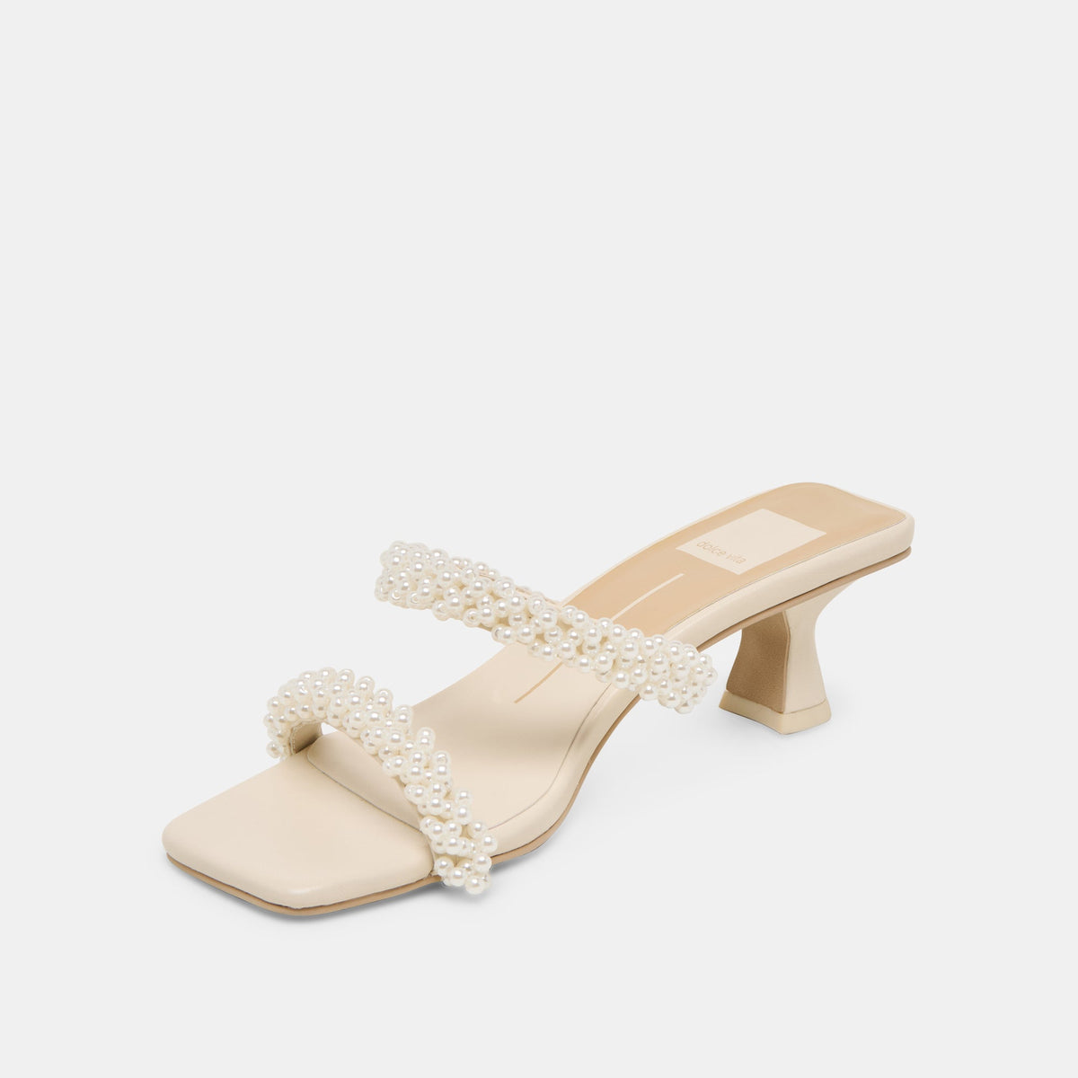 BONI PEARL HEELS VANILLA STELLA | Dolce Vita
