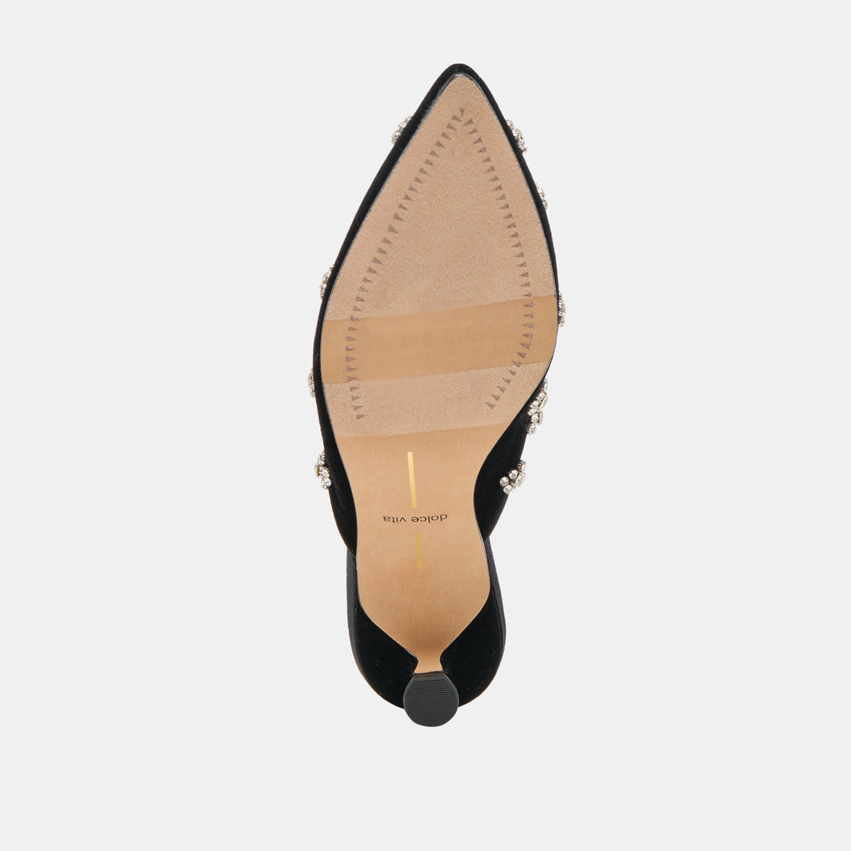 Clara Nero Velvet Heels | Dolce Vita