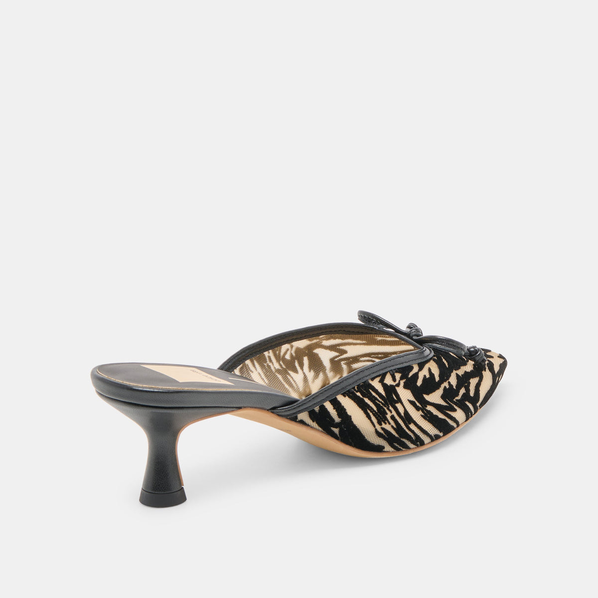 Cleo Zebra Velvet Mesh Heels | Dolce Vita