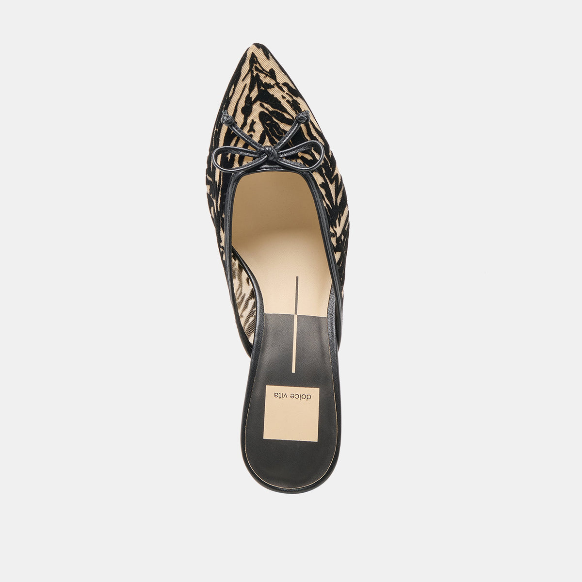 Cleo Zebra Velvet Mesh Heels | Dolce Vita