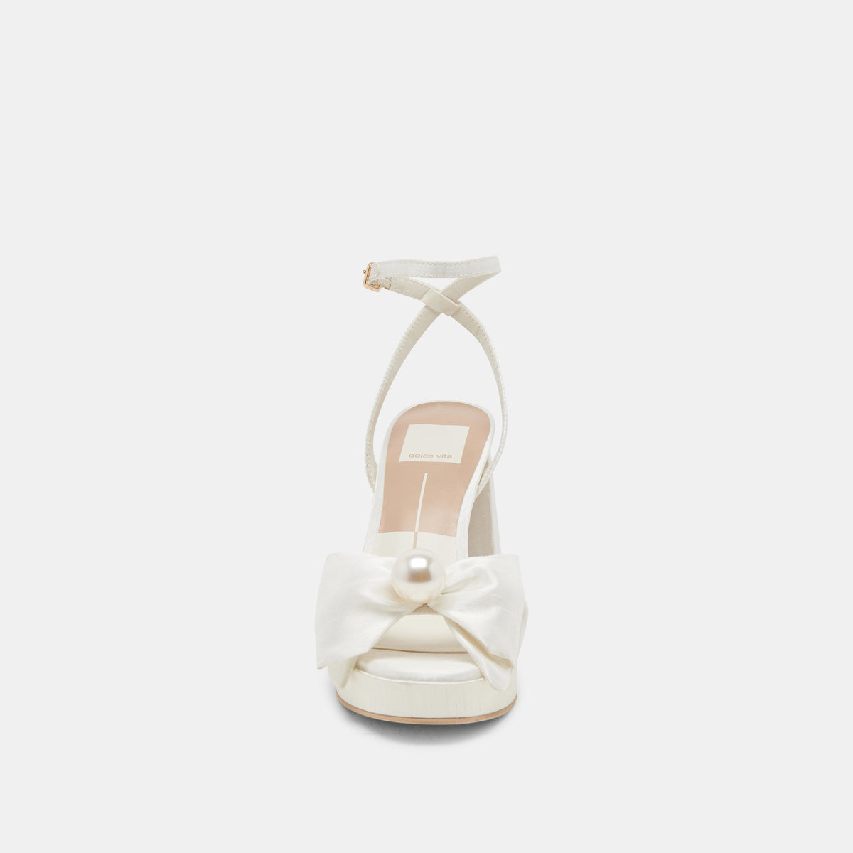 PATTON HEELS IVORY SATIN | Dolce Vita