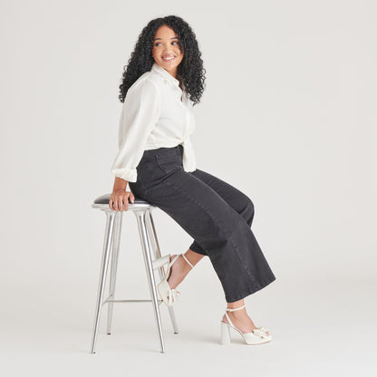 PATTON HEELS IVORY SATIN | Dolce Vita