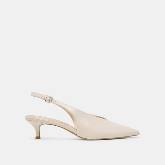 ALENNA HEELS BONE CRINKLE PATENT | Dolce Vita