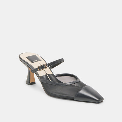 Loyd Onyx Mesh Heels | Dolce Vita