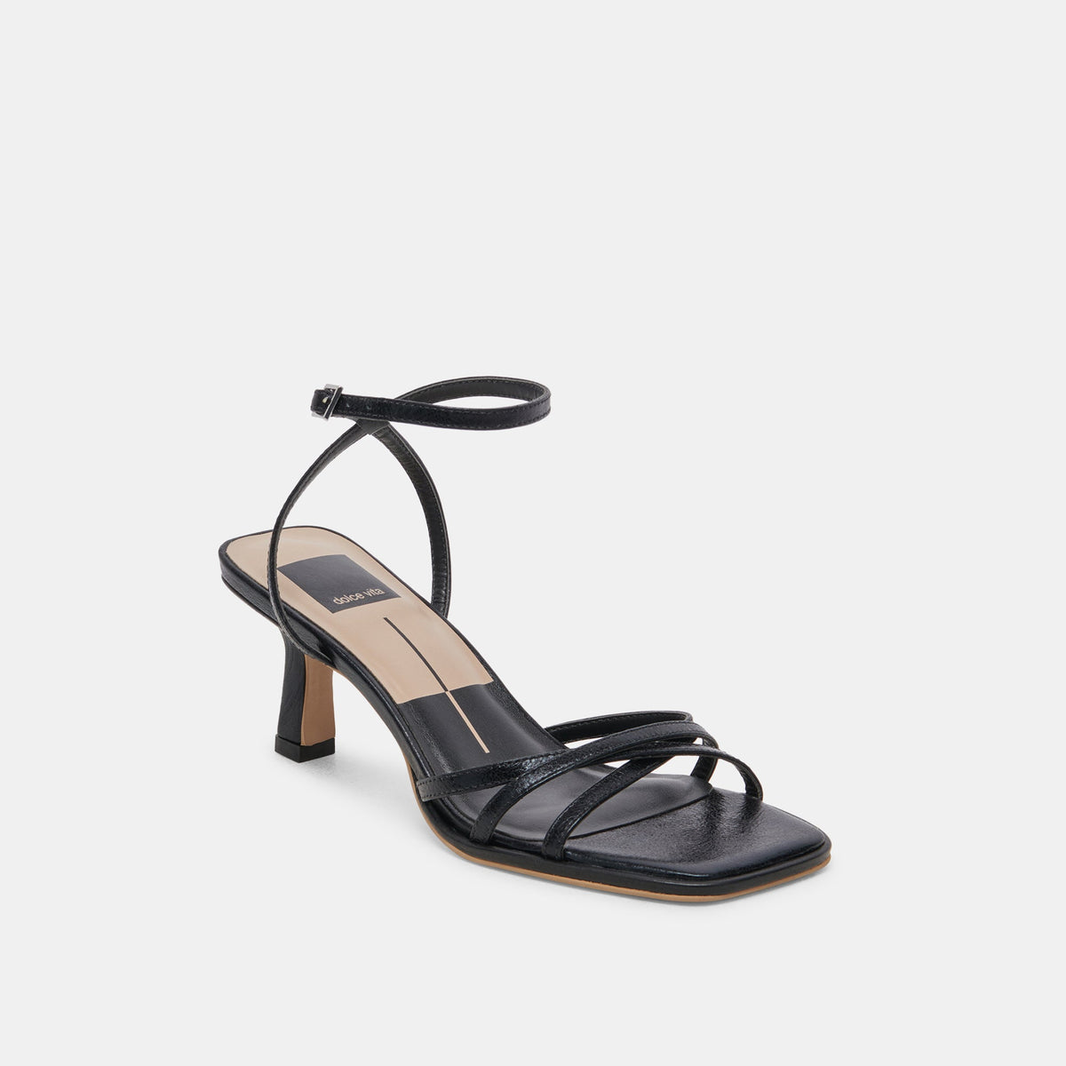 MANJI HEELS MIDNIGHT PATENT LEATHER | Dolce Vita