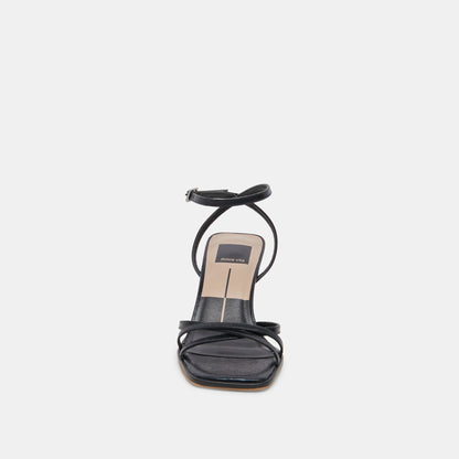 MANJI HEELS MIDNIGHT PATENT LEATHER | Dolce Vita