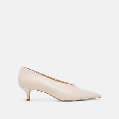 ALWYN HEELS BONE CRINKLE PATENT | Dolce Vita