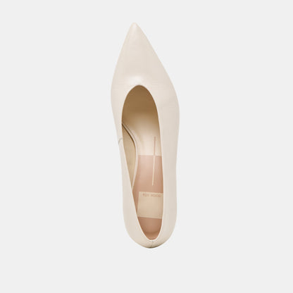 ALWYN HEELS BONE CRINKLE PATENT | Dolce Vita