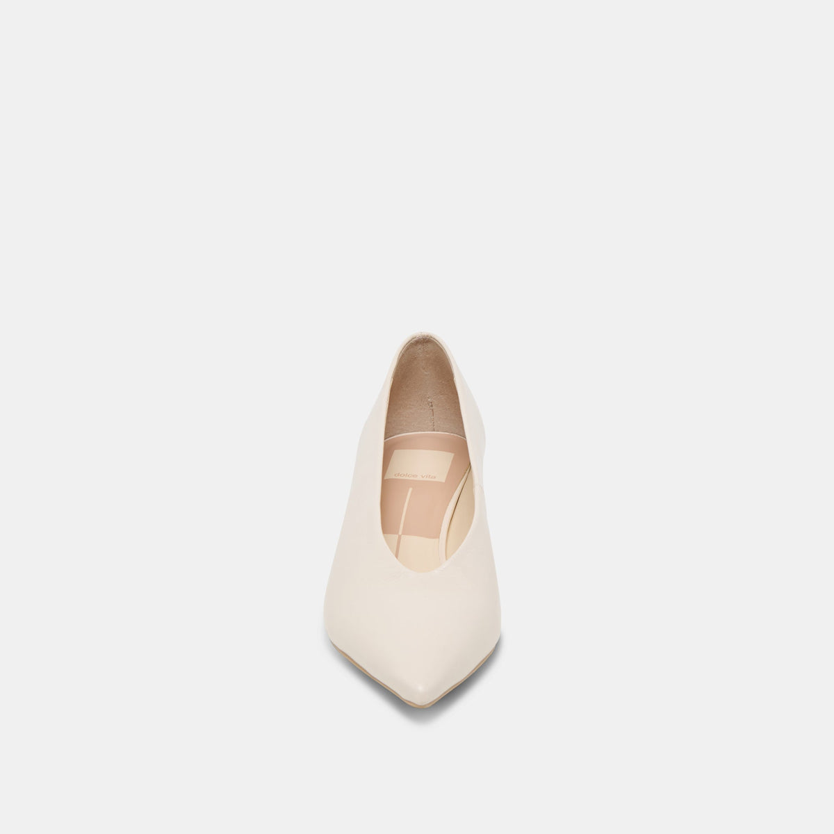 ALWYN HEELS BONE CRINKLE PATENT | Dolce Vita