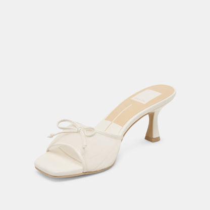 Galen White Tulle Heels | Dolce Vita