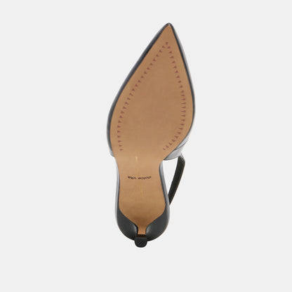 ALENNA HEELS MIDNIGHT CRINKLE PATENT | Dolce Vita