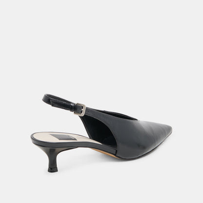 ALENNA HEELS MIDNIGHT CRINKLE PATENT | Dolce Vita