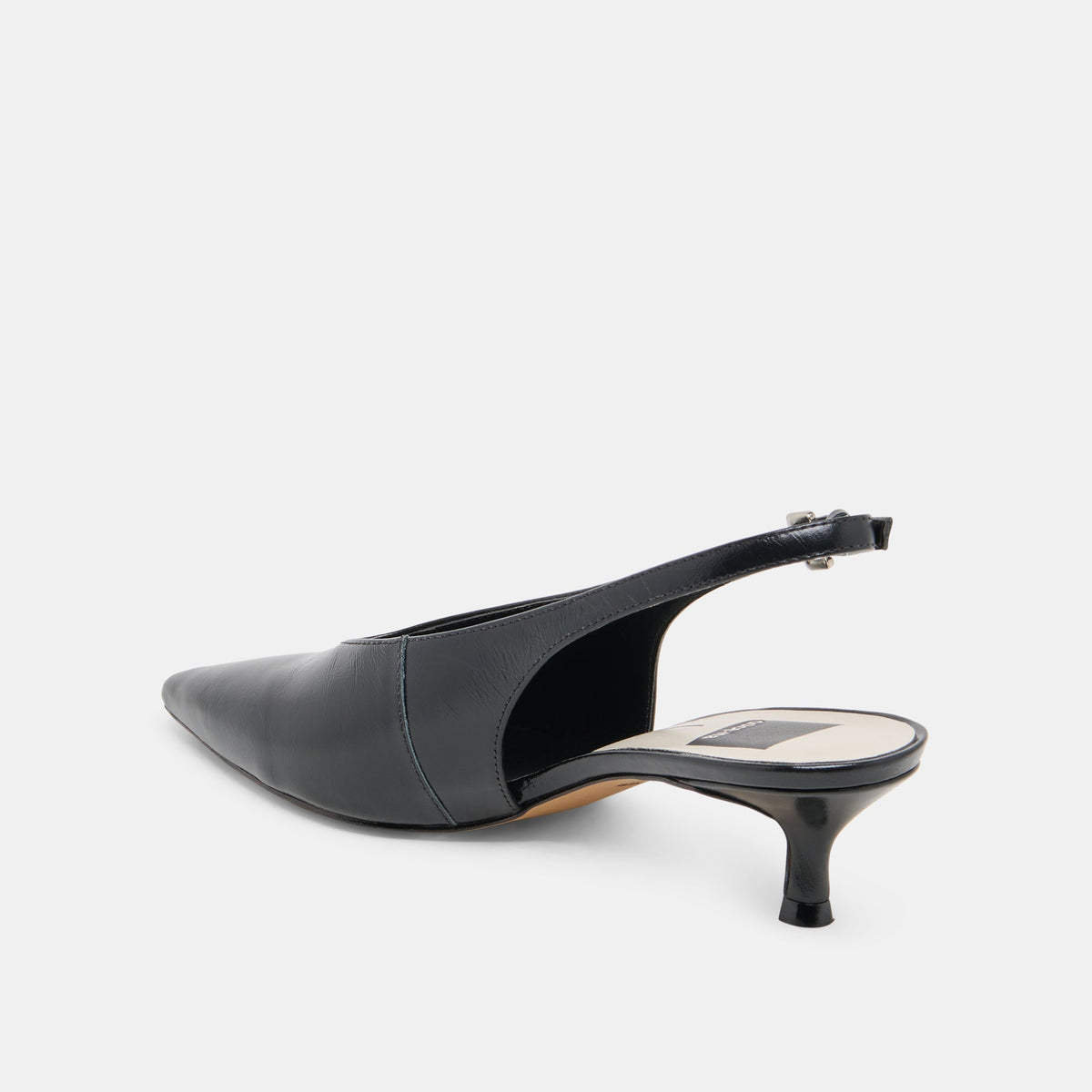 ALENNA HEELS MIDNIGHT CRINKLE PATENT | Dolce Vita