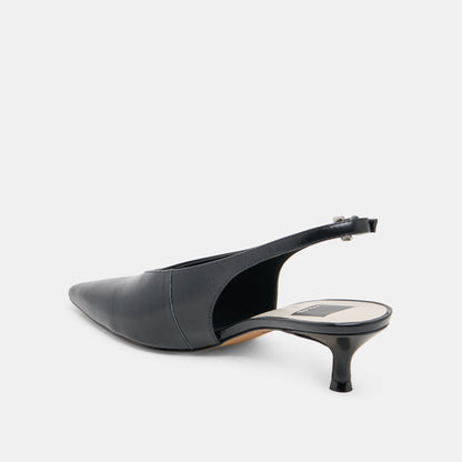 ALENNA HEELS MIDNIGHT CRINKLE PATENT | Dolce Vita