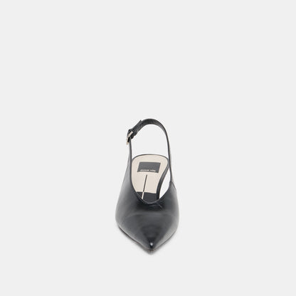 ALENNA HEELS MIDNIGHT CRINKLE PATENT | Dolce Vita