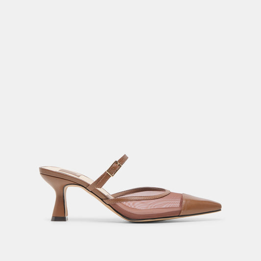 Loyd Espresso Mesh Heels | Dolce Vita