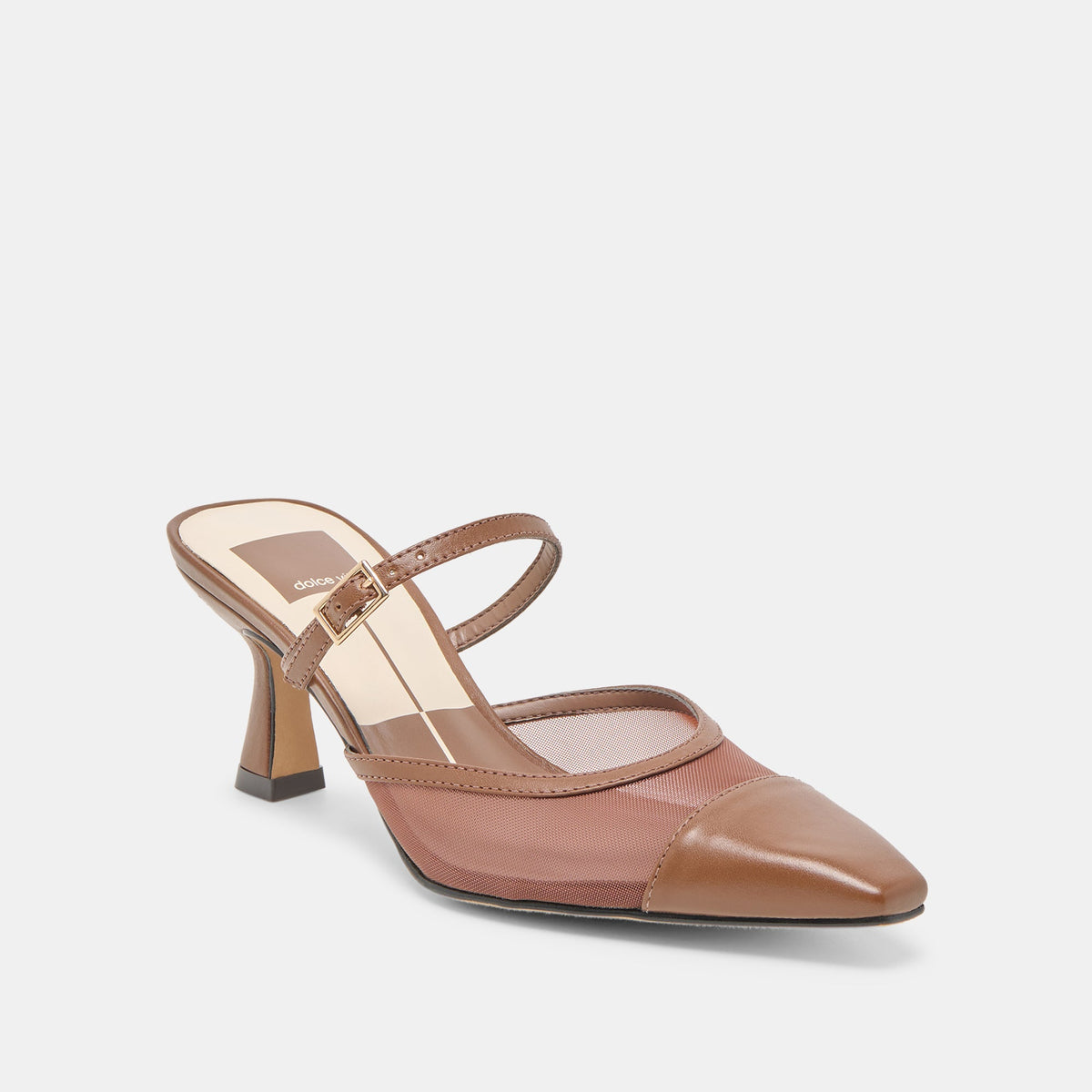 Loyd Espresso Mesh Heels | Dolce Vita