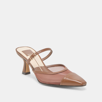 Loyd Espresso Mesh Heels | Dolce Vita