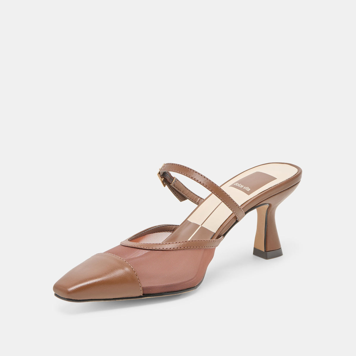 Loyd Espresso Mesh Heels | Dolce Vita