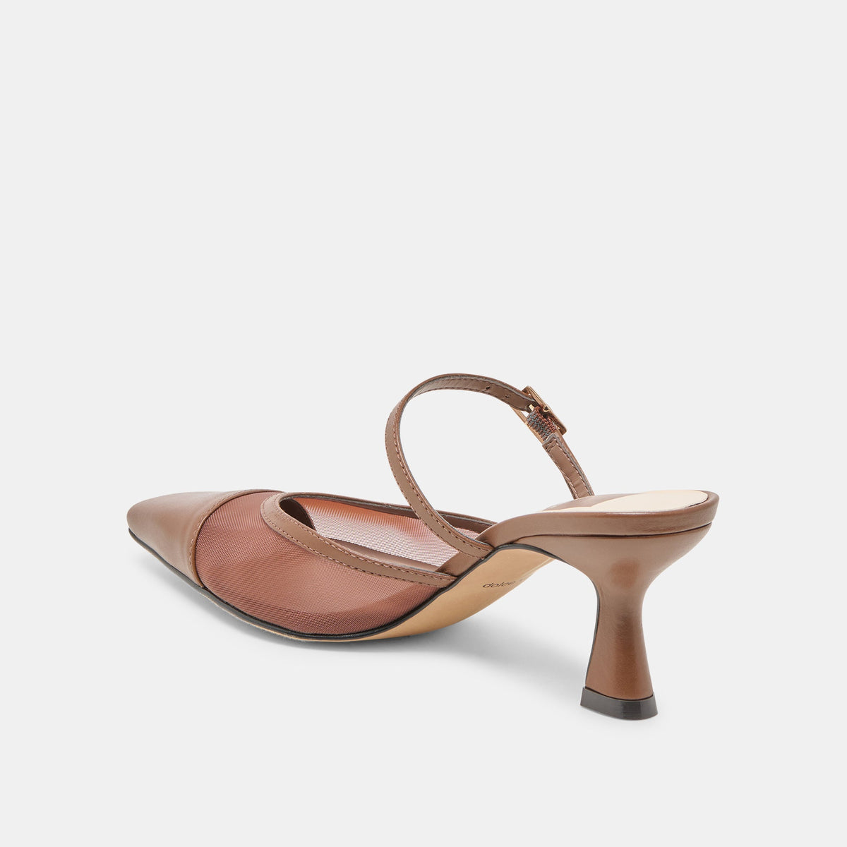 Loyd Espresso Mesh Heels | Dolce Vita