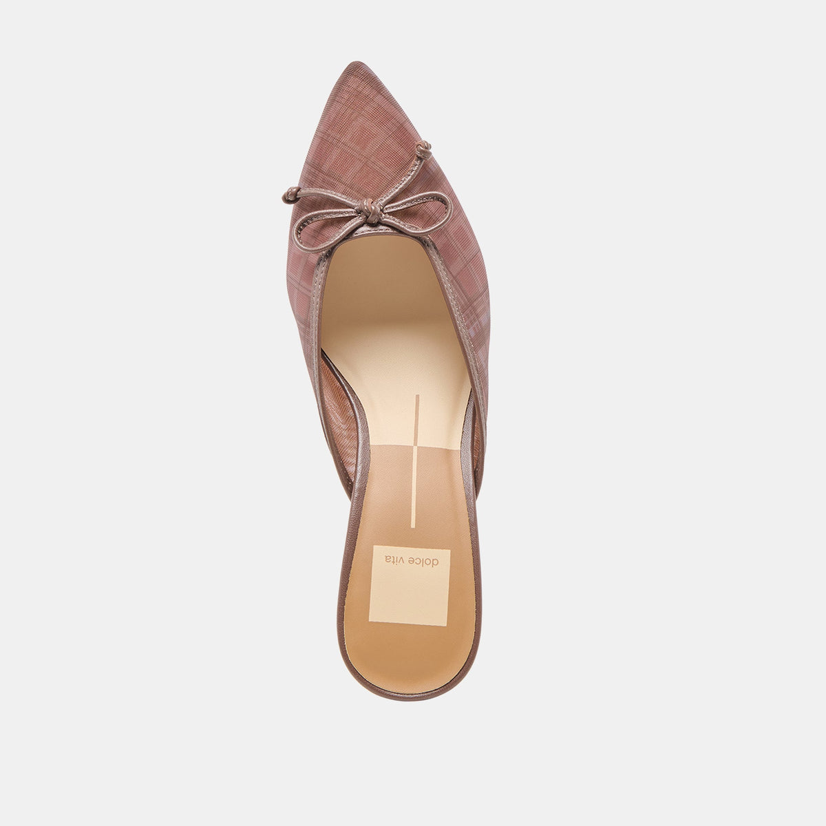 Cleo Cognac Plaid Mesh Heels | Dolce Vita