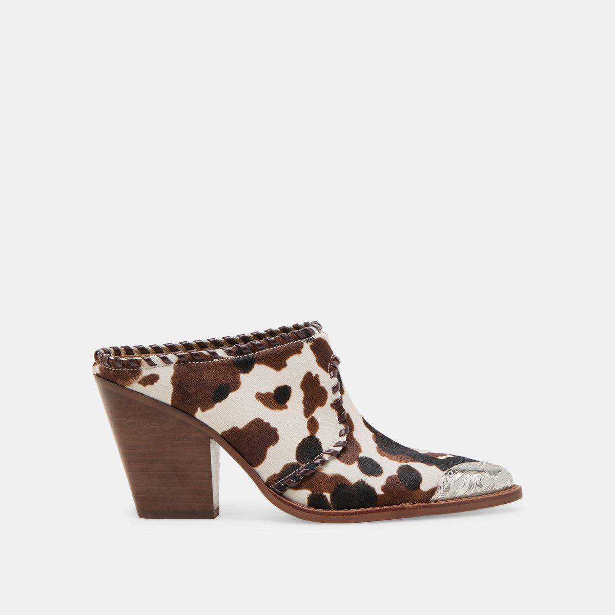 Jolyn Cocoa Taurus Calf Hair Heels | Dolce Vita