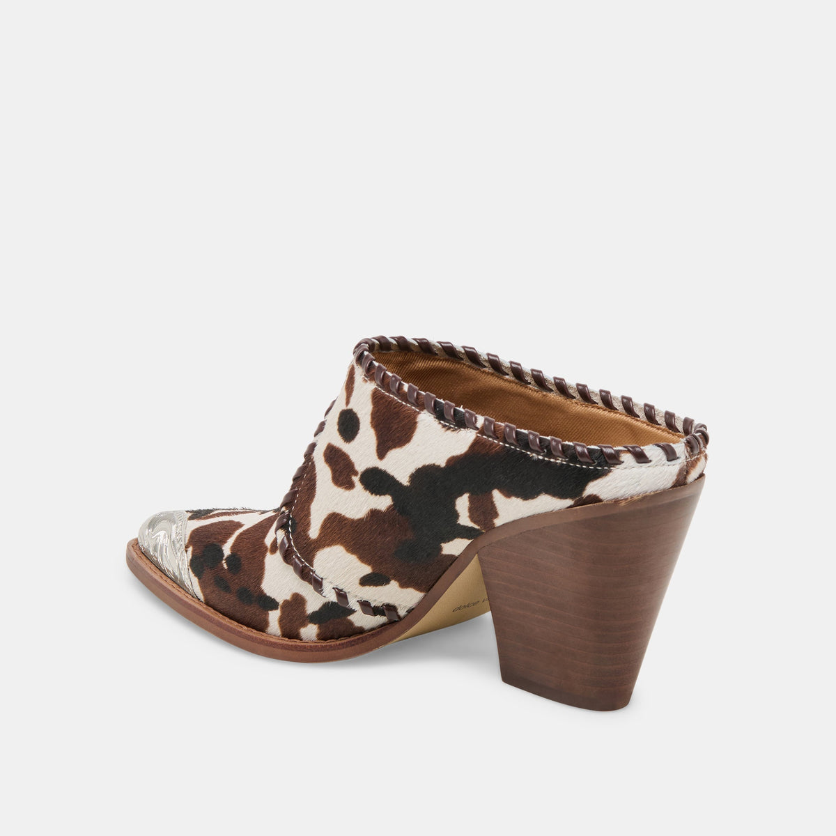 Jolyn Cocoa Taurus Calf Hair Heels | Dolce Vita