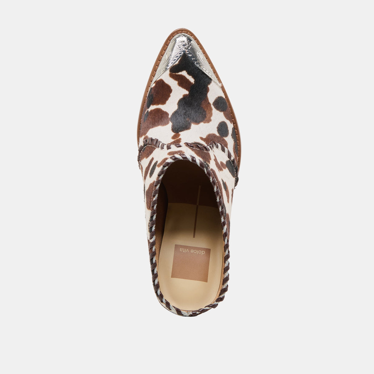 Jolyn Cocoa Taurus Calf Hair Heels | Dolce Vita